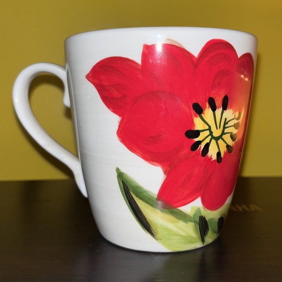 🐇 Tabletops Gallery Tropical Hibiscus mug - Picture 2 of 5